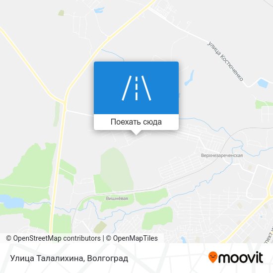 Карта Улица Талалихина