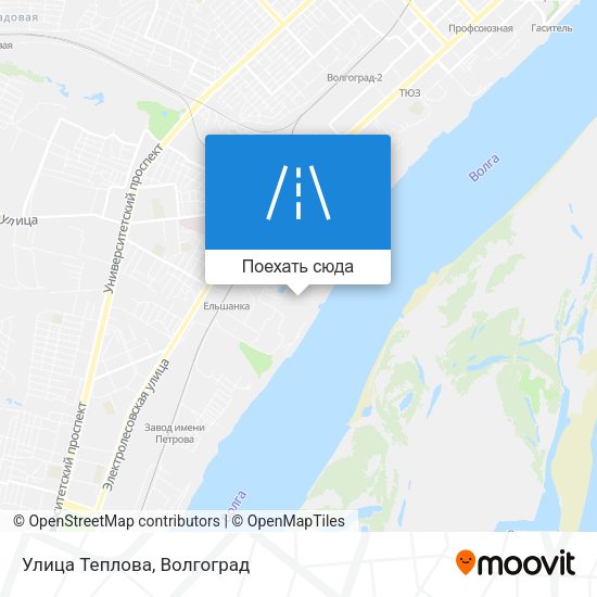 Карта Улица Теплова