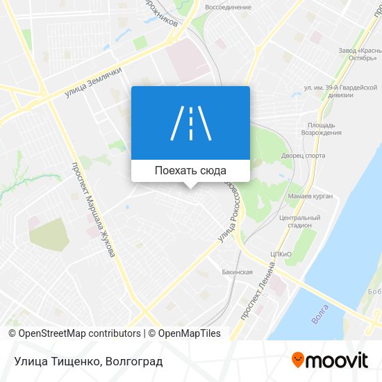 Карта Улица Тищенко