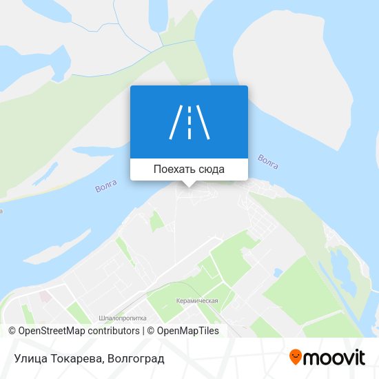 Карта Улица Токарева