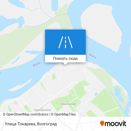 Карта Улица Токарева