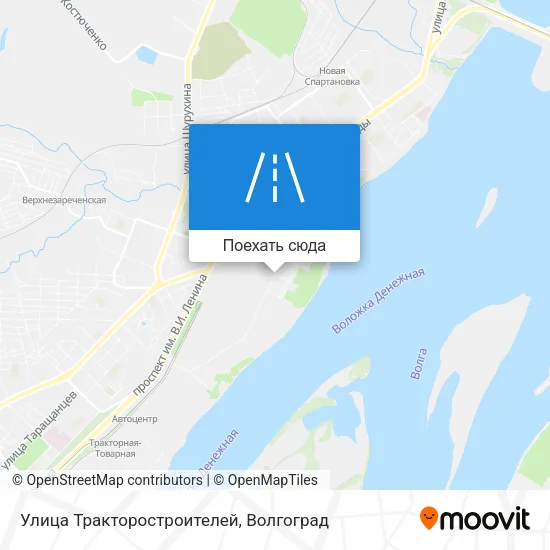 Карта Улица Тракторостроителей