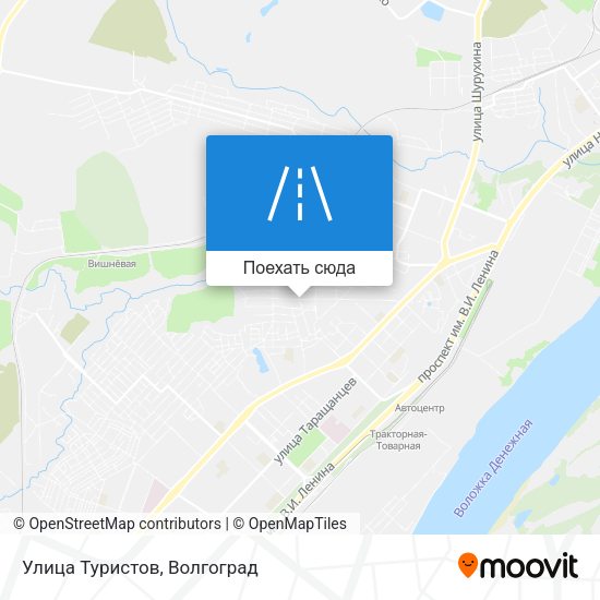 Карта Улица Туристов