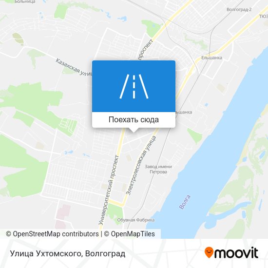 Карта Улица Ухтомского