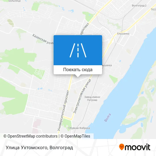 Карта Улица Ухтомского