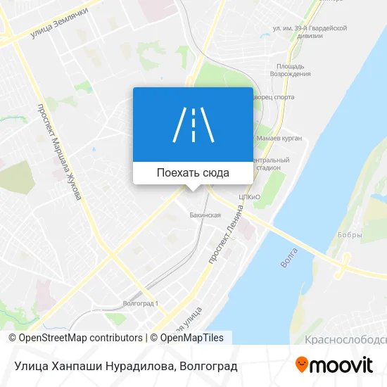 Карта Улица Ханпаши Нурадилова
