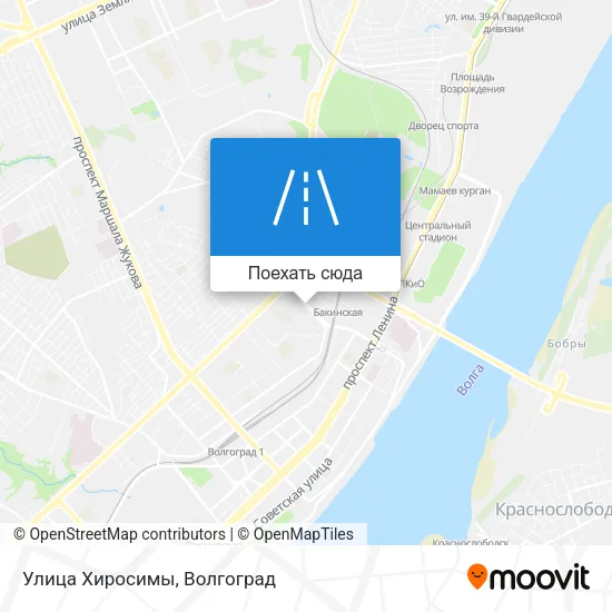 Карта Улица Хиросимы