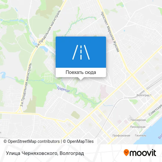 Карта Улица Черняховского