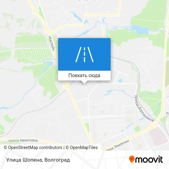 Карта Улица Шопена