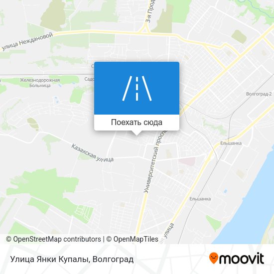 Карта Улица Янки Купалы