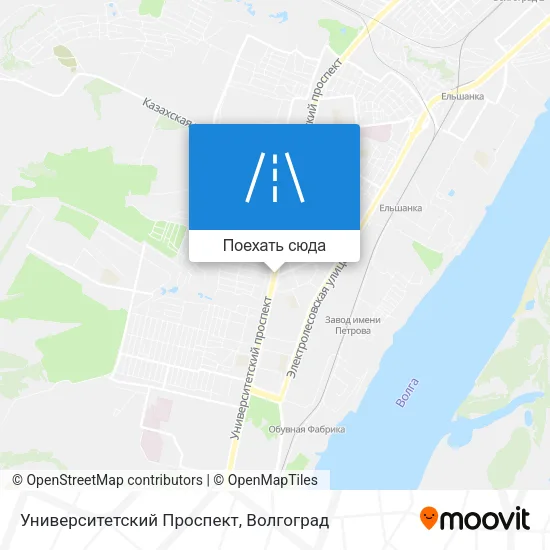 Карта Университетский Проспект