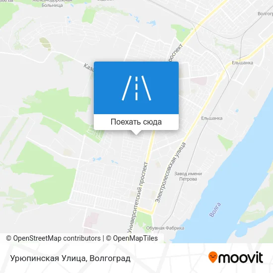 Карта Урюпинская Улица