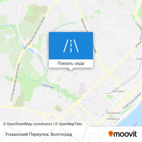 Карта Усманский Переулок