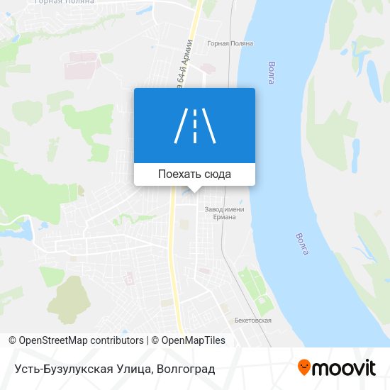 Карта Усть-Бузулукская Улица