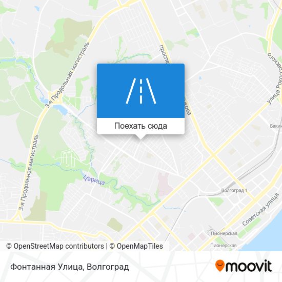 Карта Фонтанная Улица