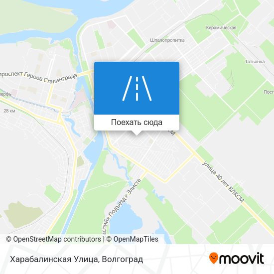 Карта Харабалинская Улица