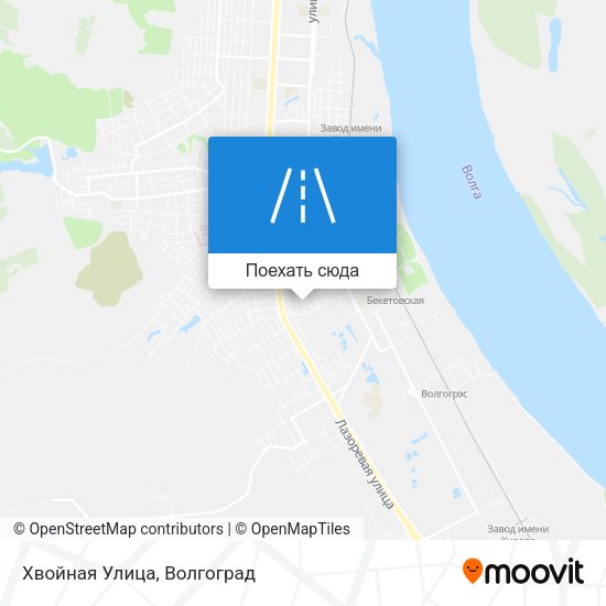 Карта Хвойная Улица