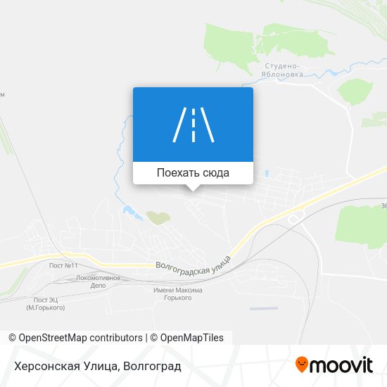 Карта Херсонская Улица