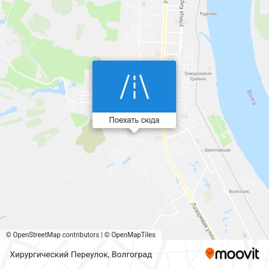 Карта Хирургический Переулок