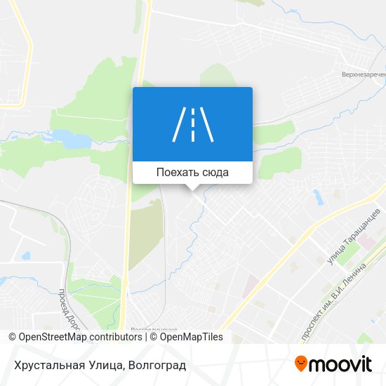 Карта Хрустальная Улица