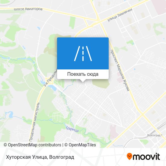 Карта Хуторская Улица