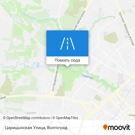 Карта Царицынская Улица