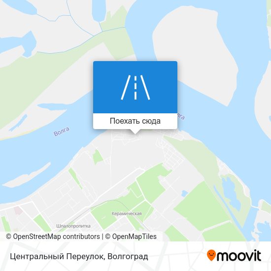 Карта Центральный Переулок