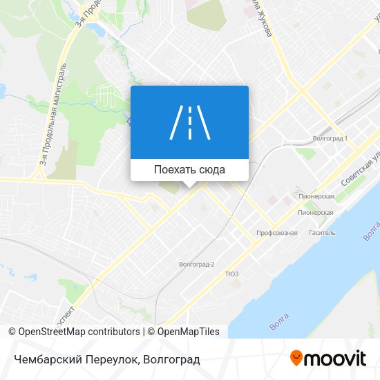 Карта Чембарский Переулок