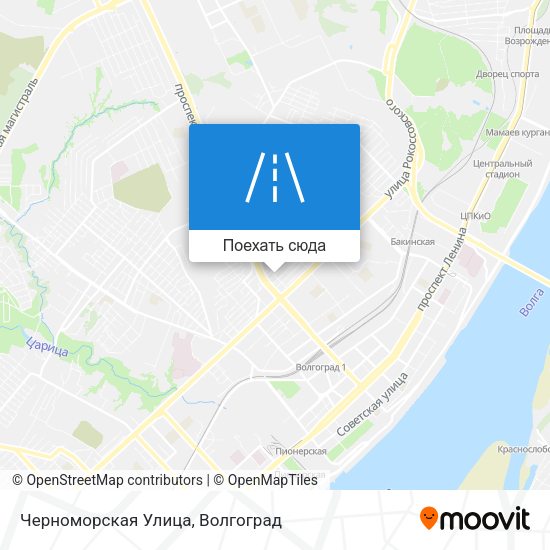 Карта Черноморская Улица