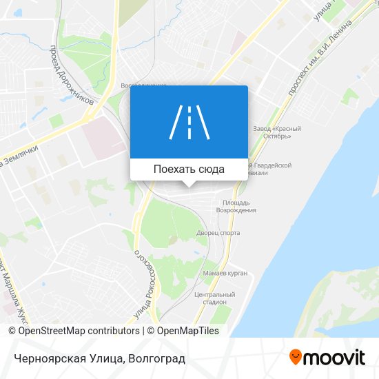 Карта Черноярская Улица
