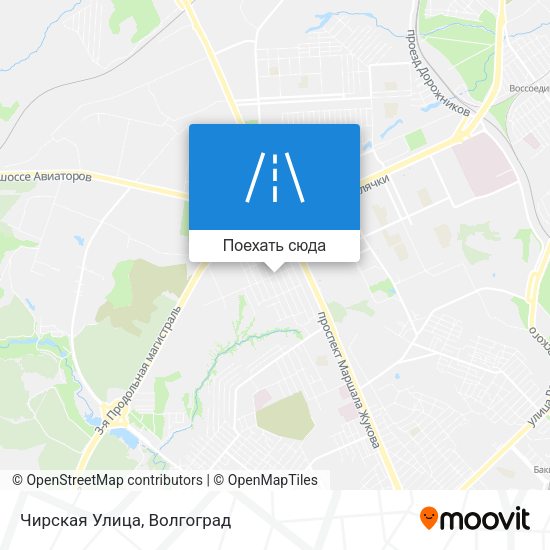 Карта Чирская Улица