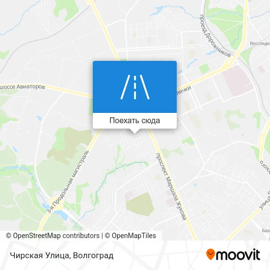 Карта Чирская Улица