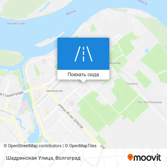 Карта Шадринская Улица