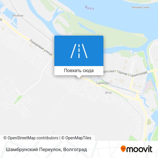 Карта Шамбрунский Переулок