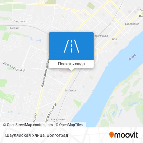 Карта Шауляйская Улица