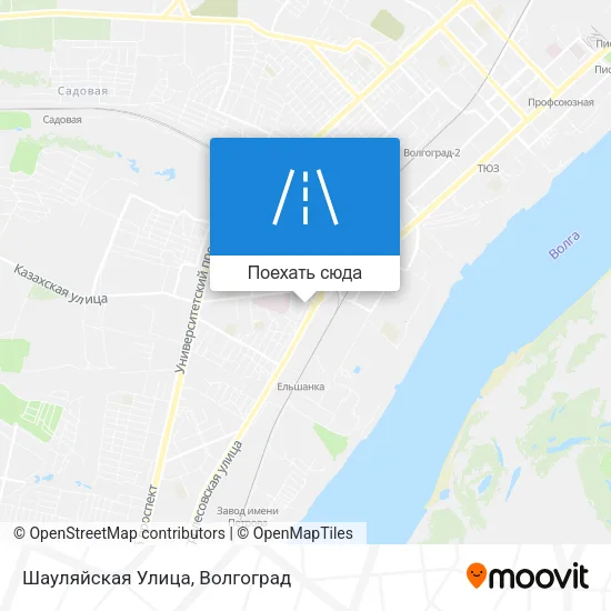 Карта Шауляйская Улица
