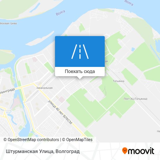 Карта Штурманская Улица