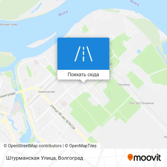 Карта Штурманская Улица