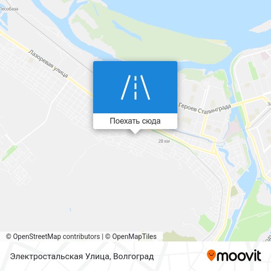 Карта Электростальская Улица
