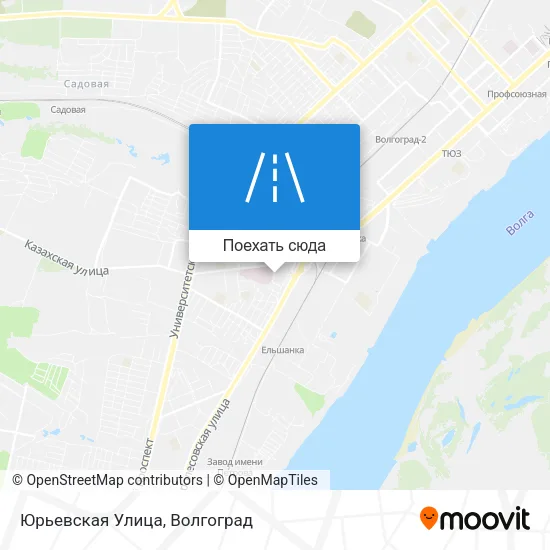 Карта Юрьевская Улица