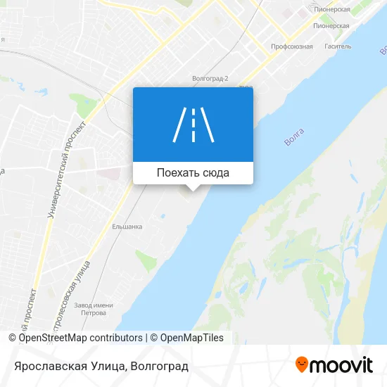 Карта Ярославская Улица