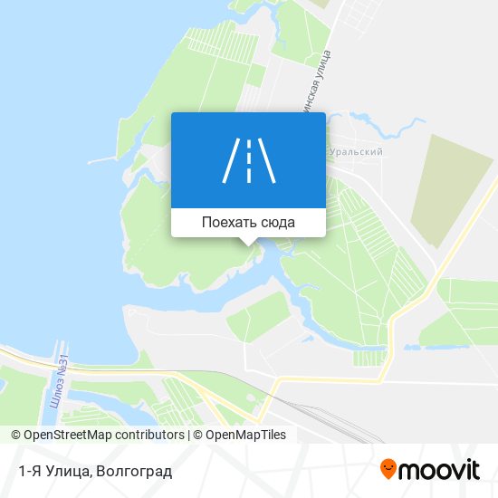 Карта 1-Я Улица