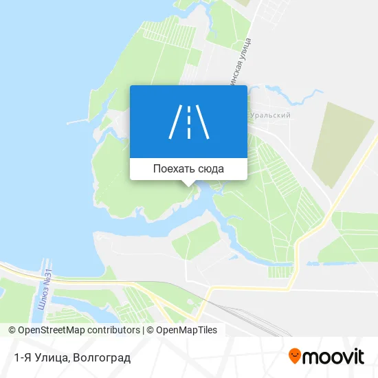 Карта 1-Я Улица