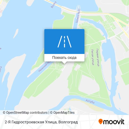 Карта 2-Я Гидростроевская Улица