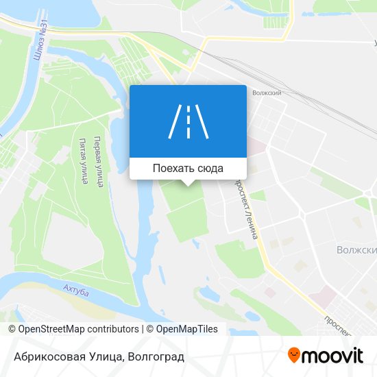 Карта Абрикосовая Улица