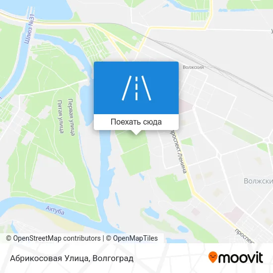 Карта Абрикосовая Улица