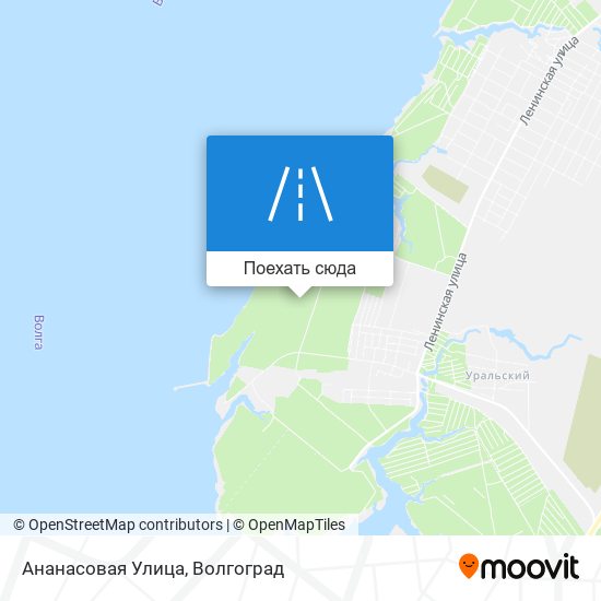 Карта Ананасовая Улица