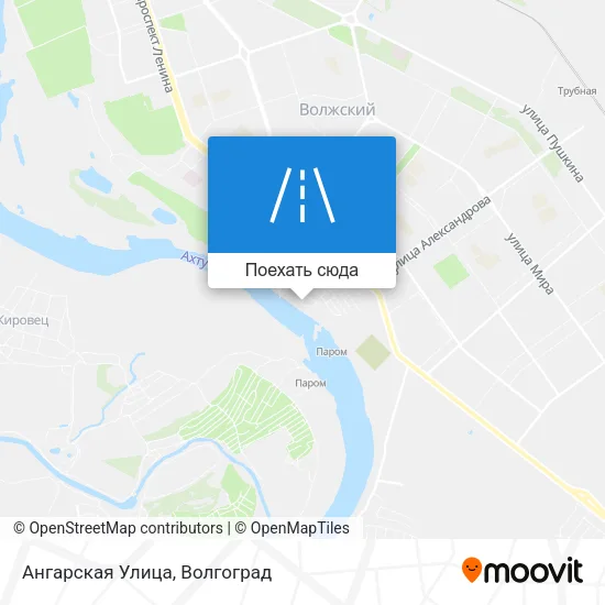 Карта Ангарская Улица