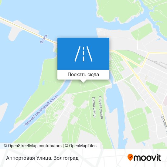 Карта Аппортовая Улица