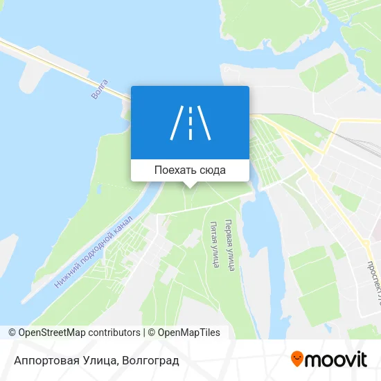 Карта Аппортовая Улица